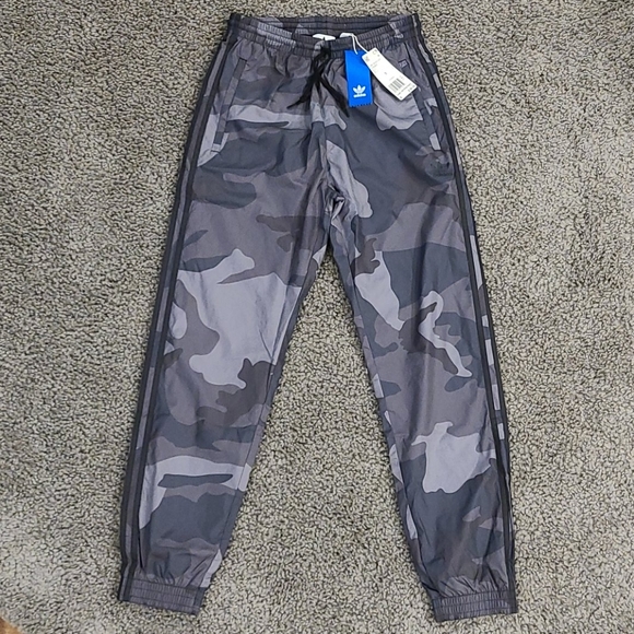 adidas camo woven pants